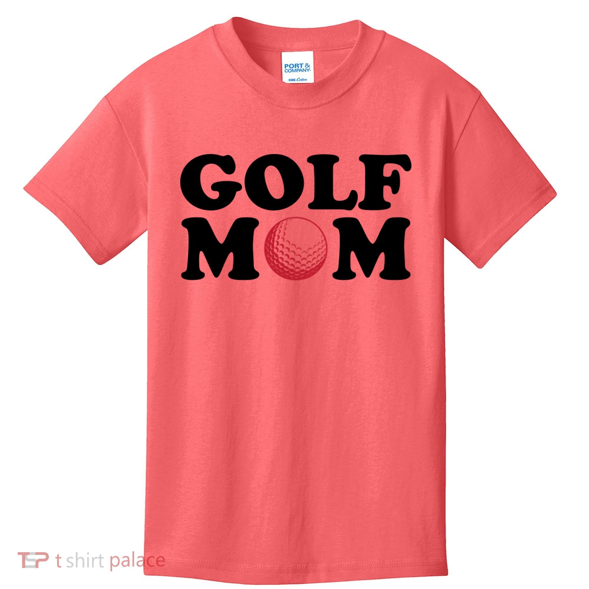 Golf Mom TShirtGolf Mom , Sunflower Shirt Carefree Kids T-Shirt