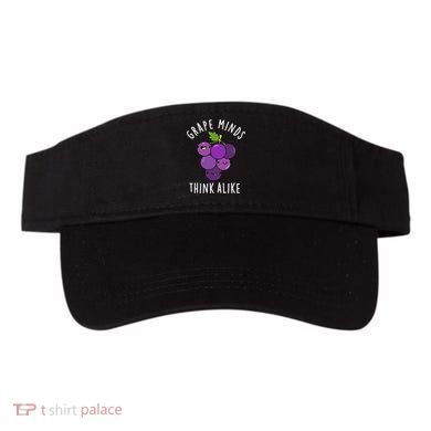 Grape Minds Think Alike Funny Fruit Pun Visor