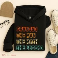 Grandad Man The Myth Legend father's day Hoodie thumb 4