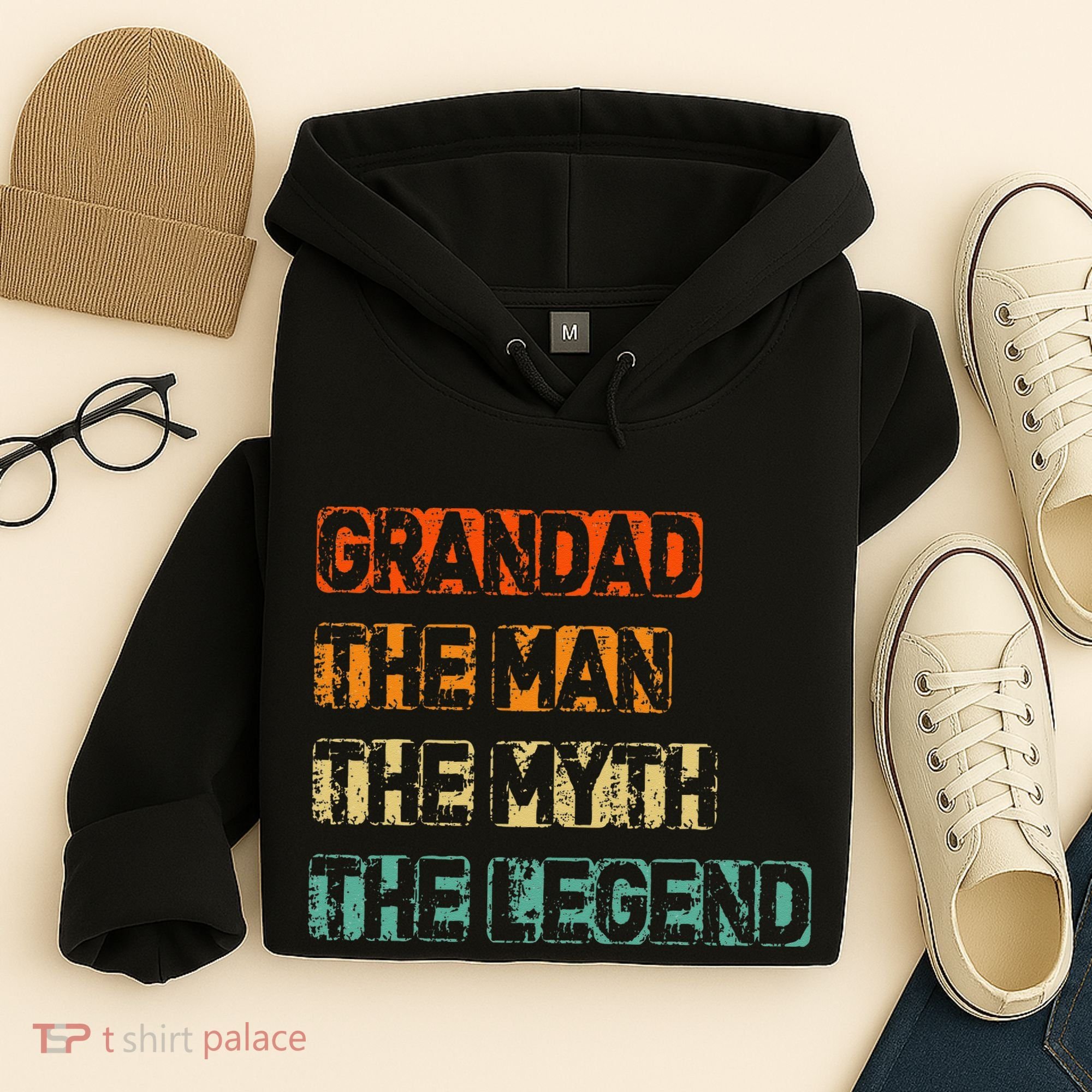 Grandad Man The Myth Legend father's day Hoodie