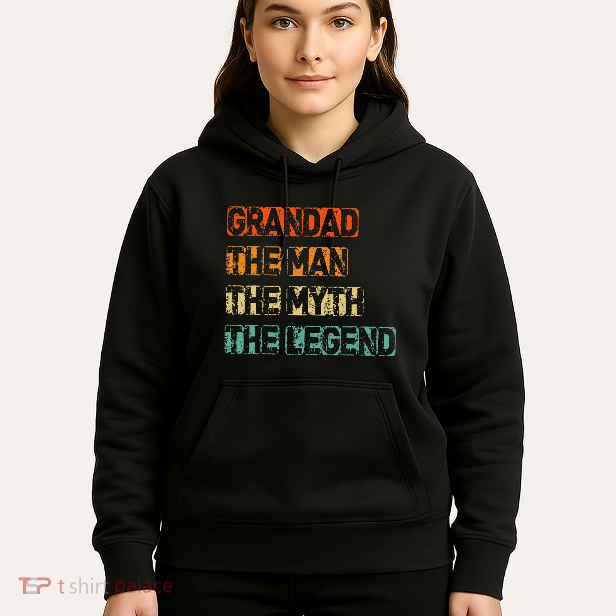 Grandad Man The Myth Legend father's day Hoodie