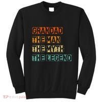 Grandad Man The Myth Legend father's day Sweatshirt thumb 0