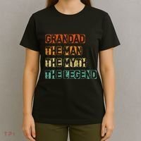 Grandad Man The Myth Legend father's day T-Shirt thumb 4