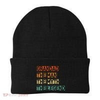 Grandad Man The Myth Legend father's day Beanie thumb 0