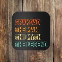 Grandad Man The Myth Legend father's day Coaster thumb 0