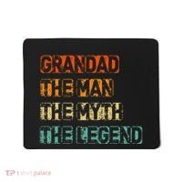 Grandad Man The Myth Legend father's day Mousepad thumb 0