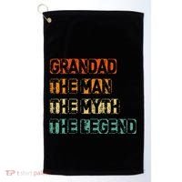 Grandad Man The Myth Legend father's day Golf Towel thumb 0