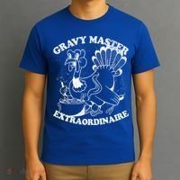 Gravy Master Thanksgiving Turkey Retro Vintage Food Family Funny Gift T-Shirt thumb 3