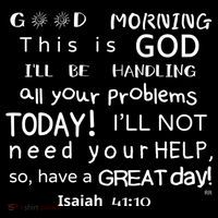 Good Morning This Is God I Will Be Handling Your Problems Meaningful Gift Ornament thumb 1