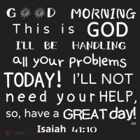 Good Morning This Is God I Will Be Handling Your Problems Meaningful Gift Golf Towel thumb 3
