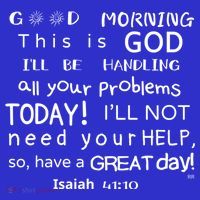 Good Morning This Is God I Will Be Handling Your Problems Meaningful Gift Mousepad thumb 1