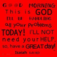 Good Morning This Is God I Will Be Handling Your Problems Meaningful Gift Santa Hat thumb 1