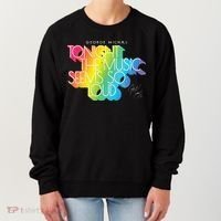 George Michael Tonight The Music Retro Rainbow Women's Sweatshirt thumb 0