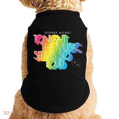 George Michael Tonight The Music Retro Rainbow Doggie Tank