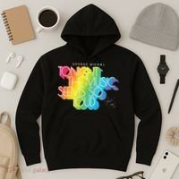 George Michael Tonight The Music Retro Rainbow Hoodie thumb 3