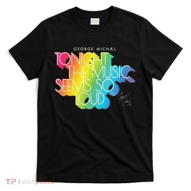 George Michael Tonight The Music Retro Rainbow T-Shirt