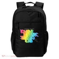 George Michael Tonight The Music Retro Rainbow Backpack thumb 0