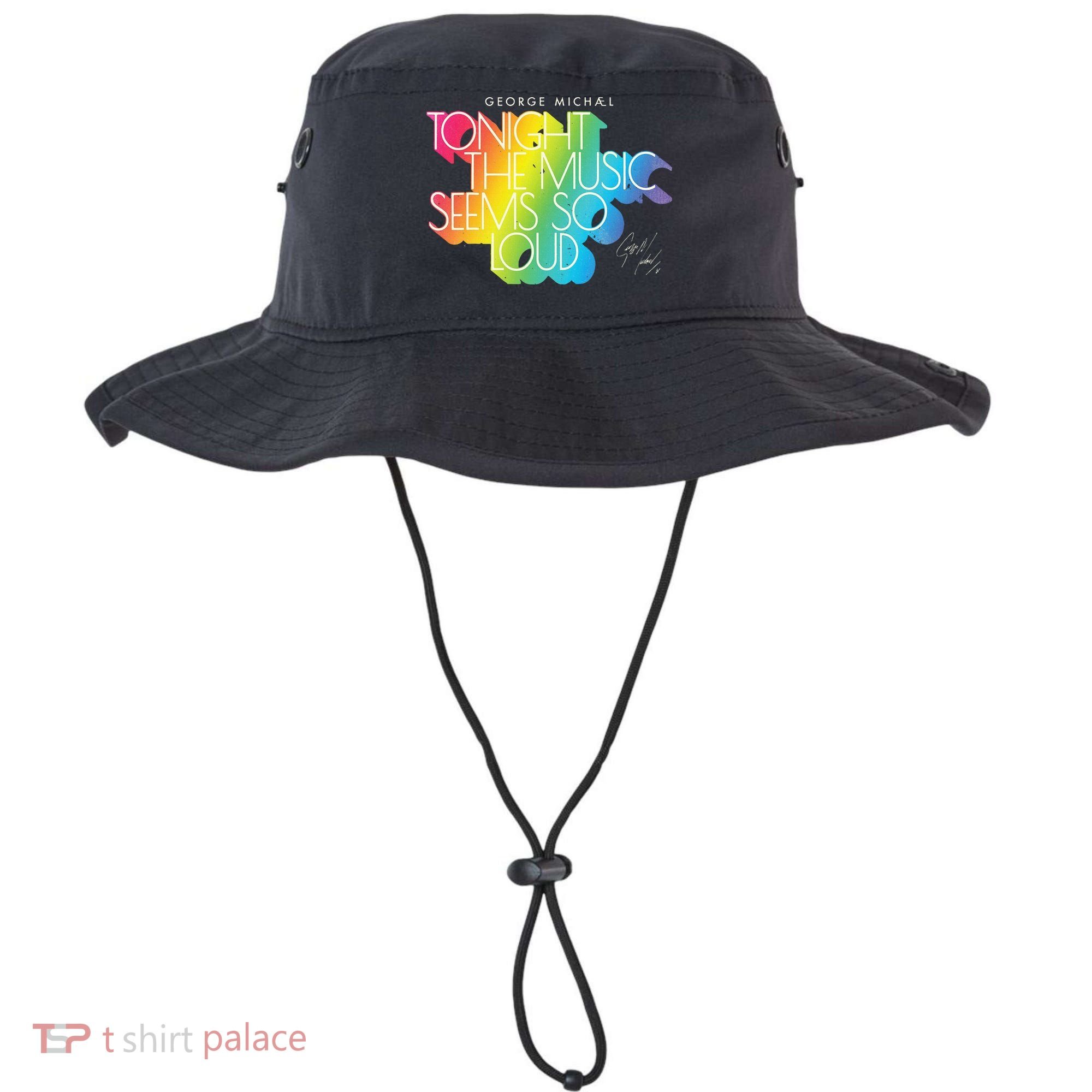 George Michael Tonight The Music Retro Rainbow Bucket Hat