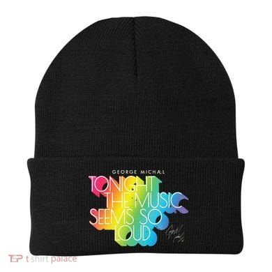George Michael Tonight The Music Retro Rainbow Beanie