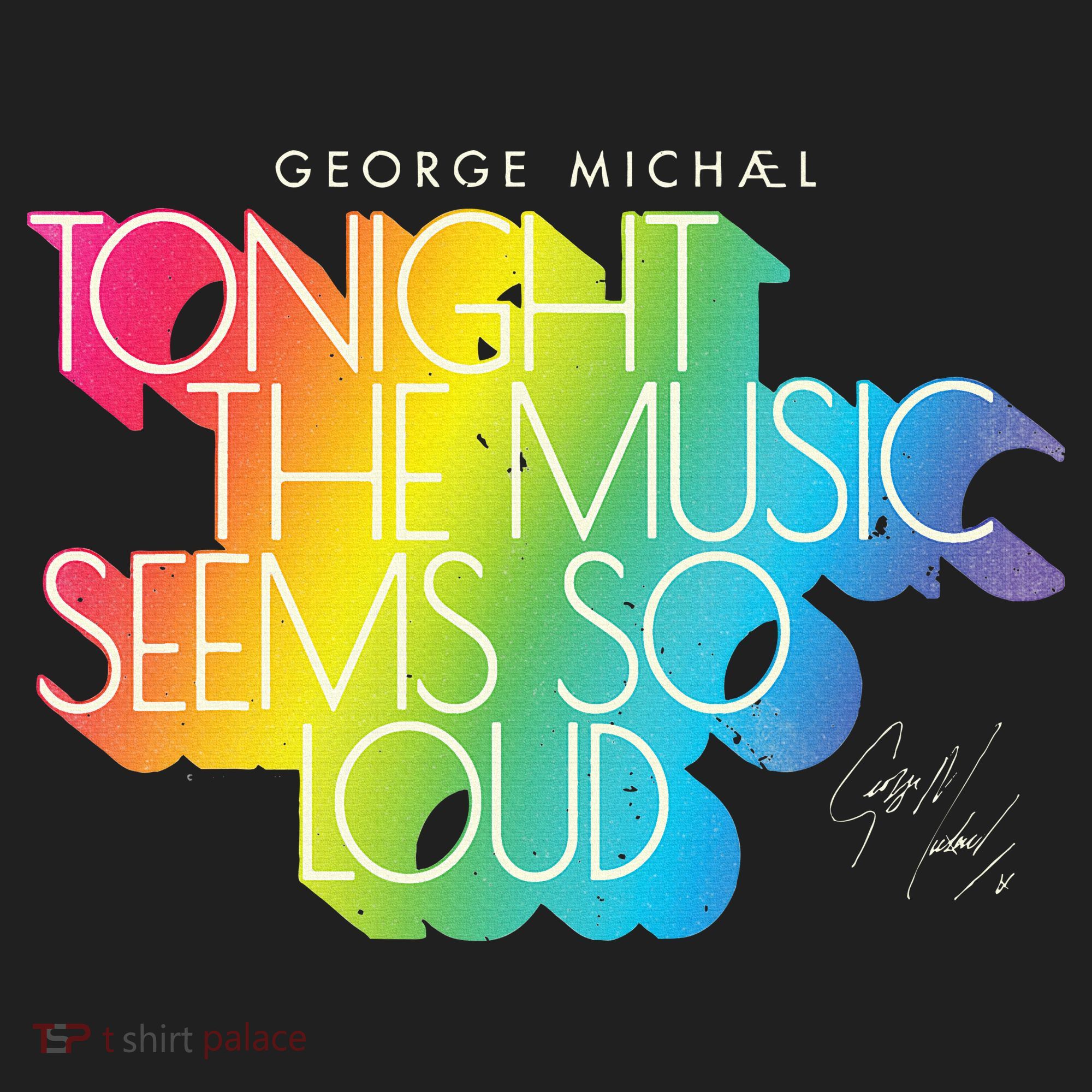 George Michael Tonight The Music Retro Rainbow Beanie