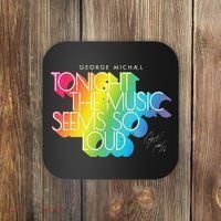 George Michael Tonight The Music Retro Rainbow Coaster thumb 0