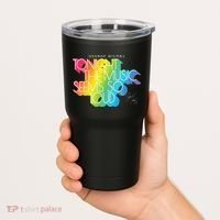 George Michael Tonight The Music Retro Rainbow Tumbler thumb 2