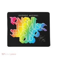 George Michael Tonight The Music Retro Rainbow Mousepad thumb 0