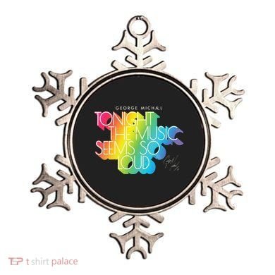 George Michael Tonight The Music Retro Rainbow Ornament