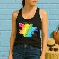 George Michael Tonight The Music Retro Rainbow Women's Tank Top thumb 2
