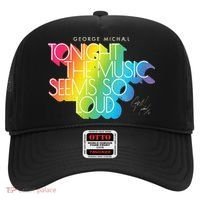 George Michael Tonight The Music Retro Rainbow Hat thumb 0