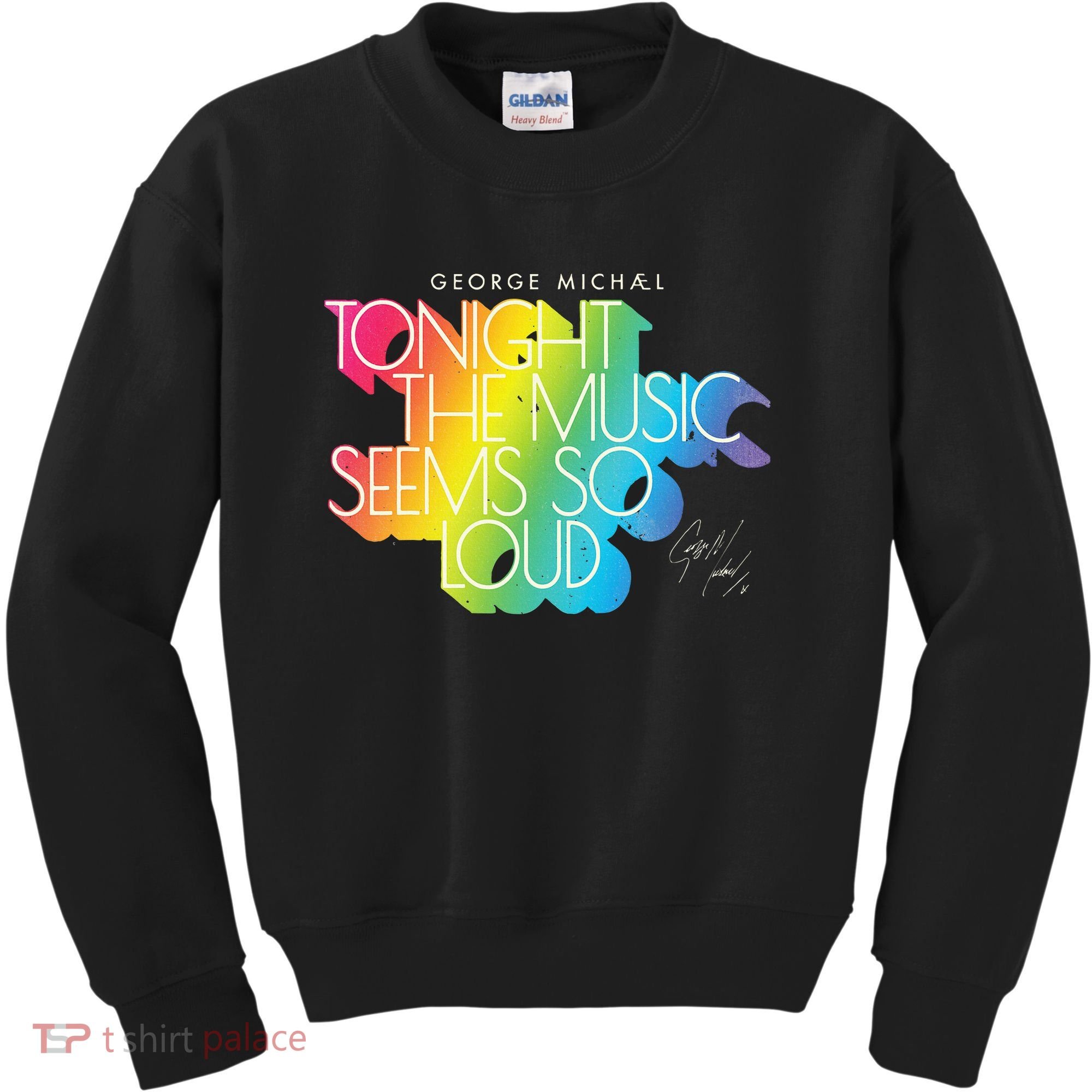 George Michael Tonight The Music Retro Rainbow Kids Sweatshirt