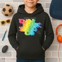 George Michael Tonight The Music Retro Rainbow Kids Hoodie thumb 2