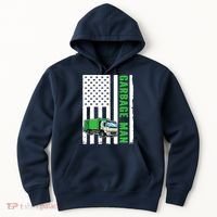 Garbage Man US Flag Garbage Truck Hoodie thumb 0
