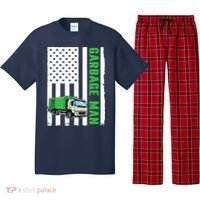 Garbage Man US Flag Garbage Truck Pajama Set thumb 0