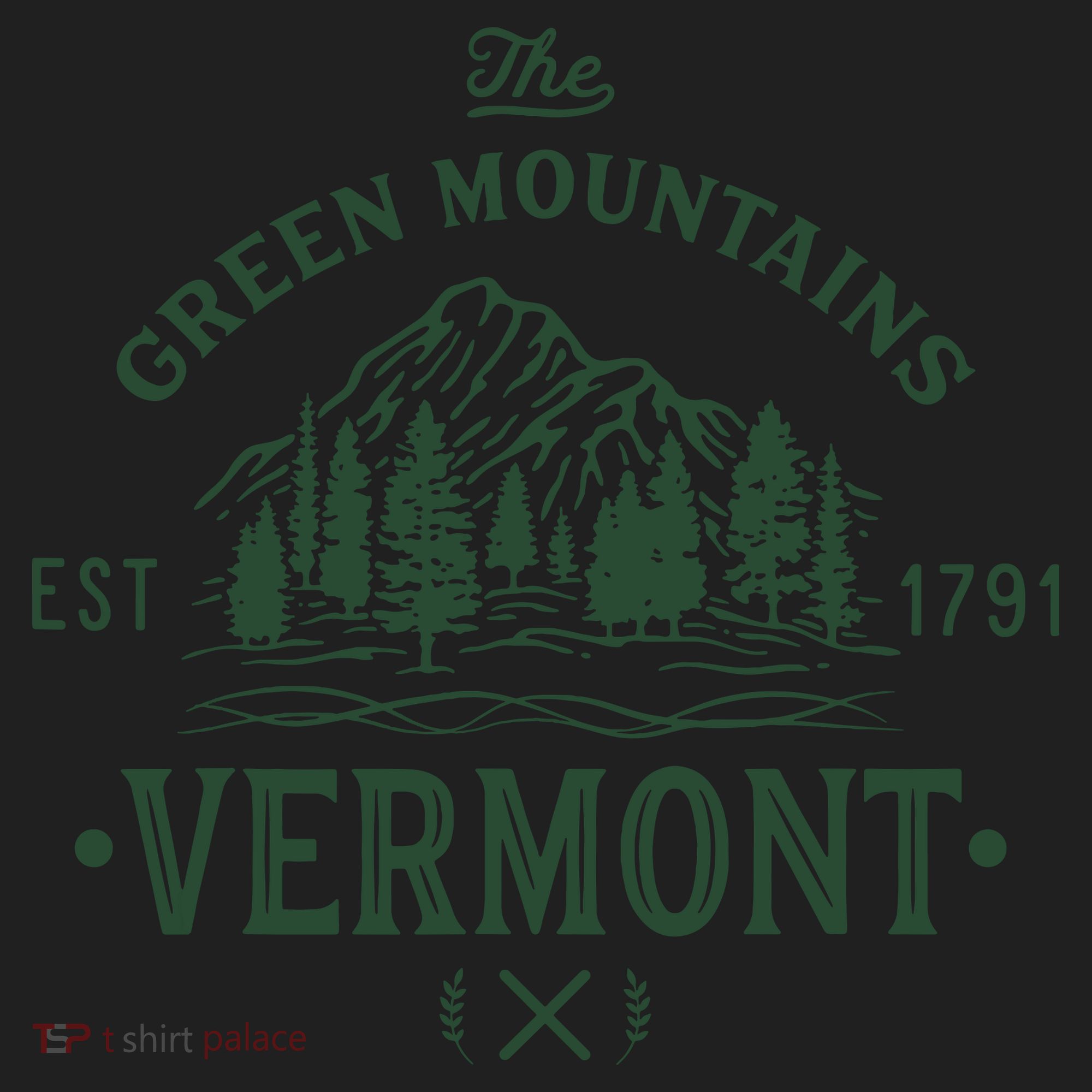 Green Mountains Vermont Vacation Women's Sweatshirt