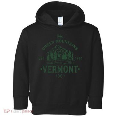 Green Mountains Vermont Vacation Toddler Hoodie