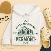 Green Mountains Vermont Vacation Hoodie thumb 4