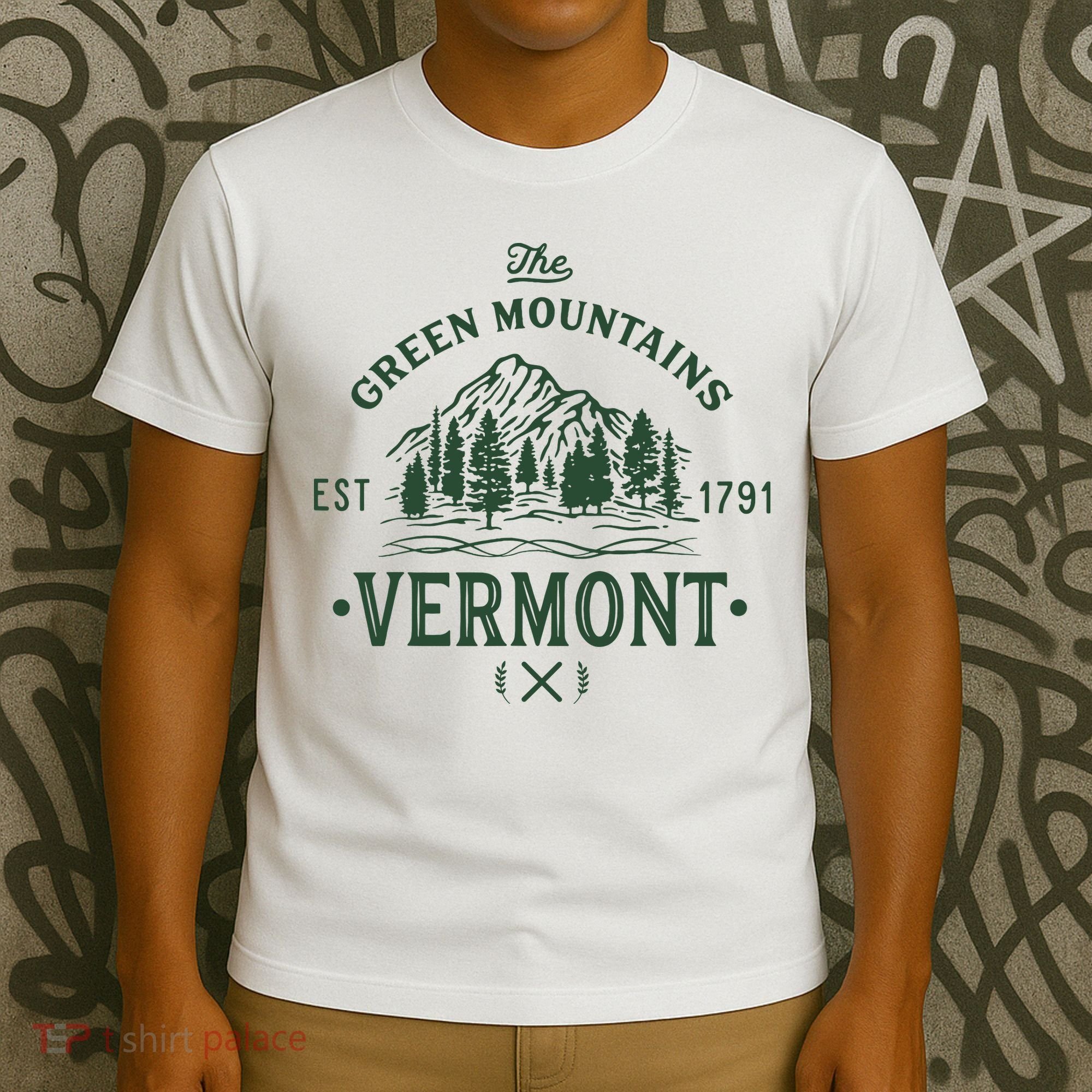Green Mountains Vermont Vacation T-Shirt