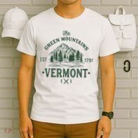 Green Mountains Vermont Vacation T-Shirt thumb 6