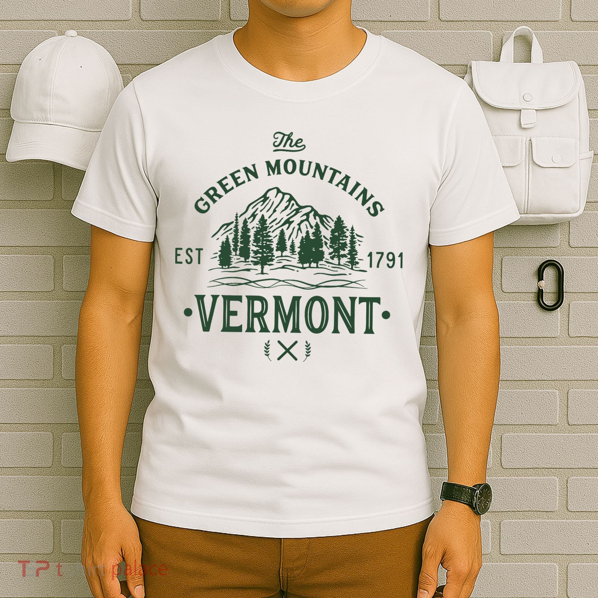 Green Mountains Vermont Vacation T-Shirt