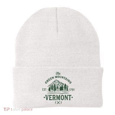 Green Mountains Vermont Vacation Beanie
