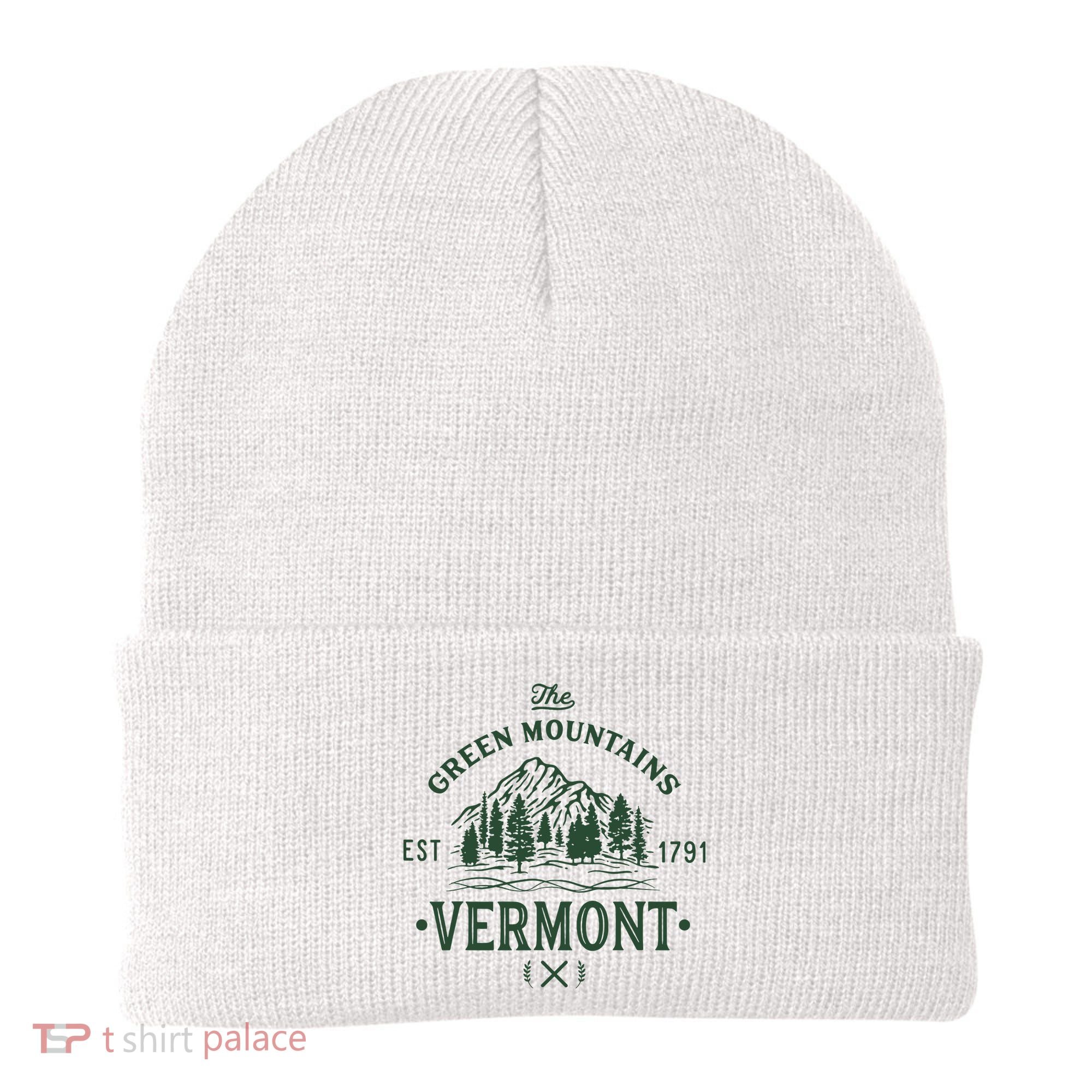 Green Mountains Vermont Vacation Beanie