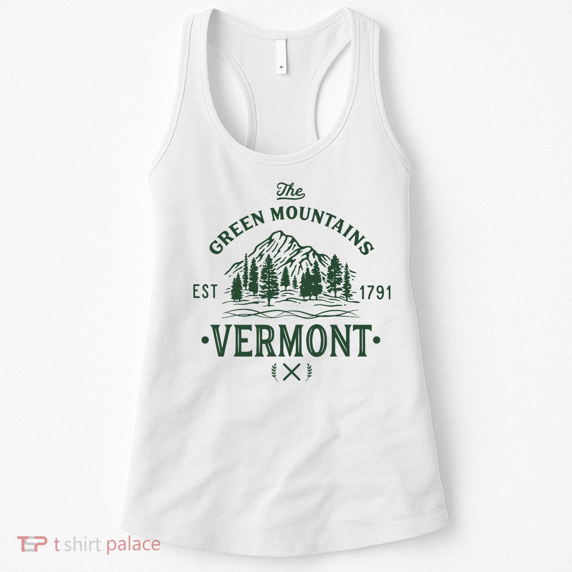 Green Mountains Vermont Vacation Women's Tank Top