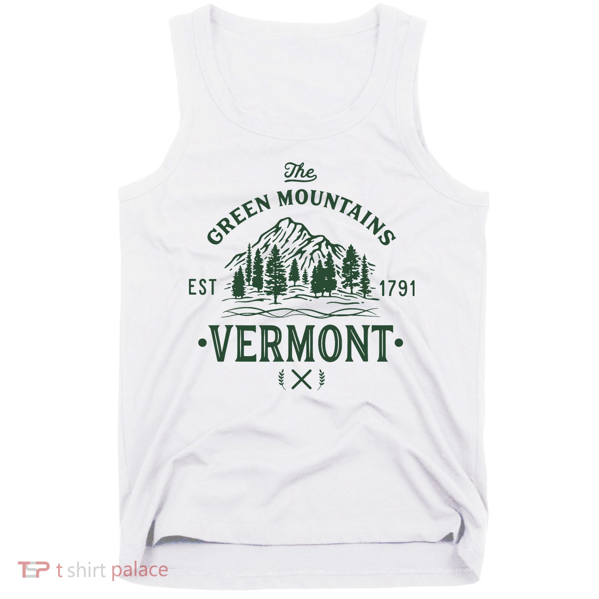 Green Mountains Vermont Vacation Tank Top