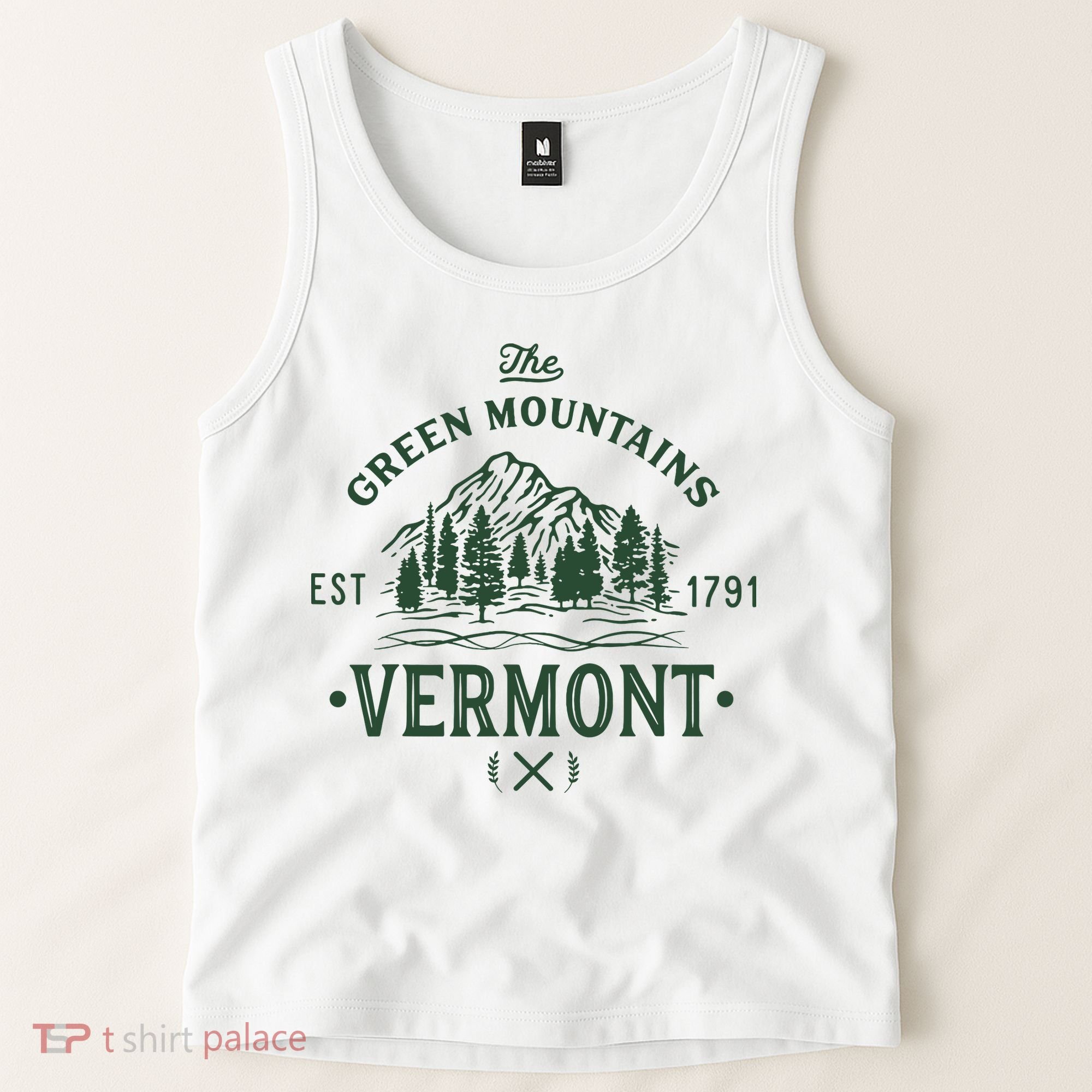 Green Mountains Vermont Vacation Tank Top