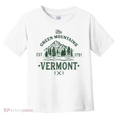 Green Mountains Vermont Vacation Toddler T-Shirt