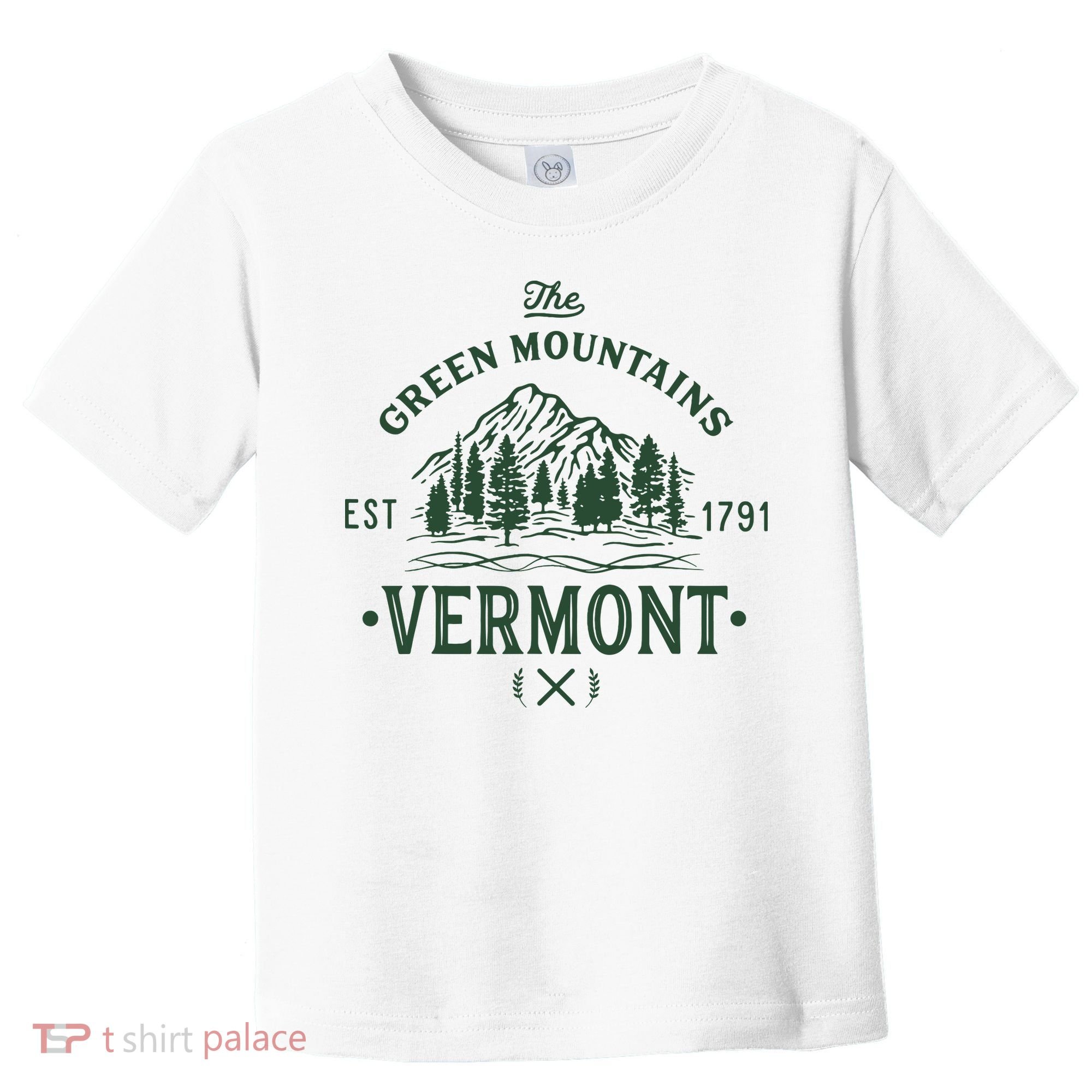 Green Mountains Vermont Vacation Toddler T-Shirt
