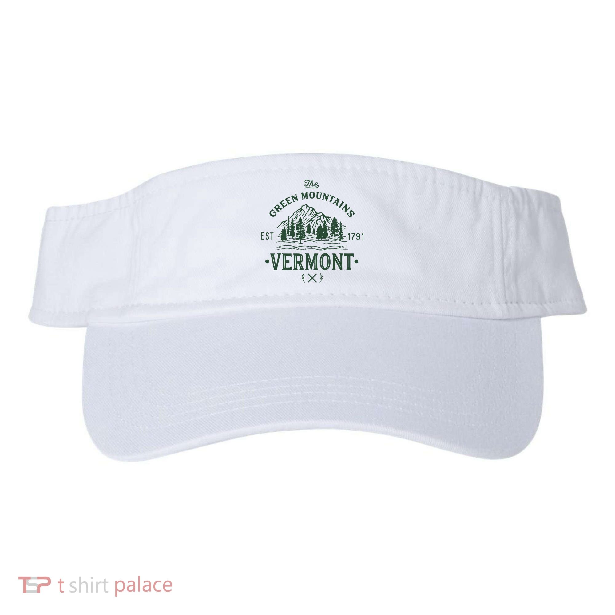 Green Mountains Vermont Vacation Visor