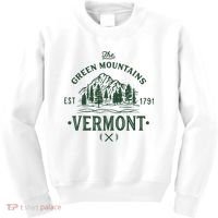 Green Mountains Vermont Vacation Kids Sweatshirt thumb 0