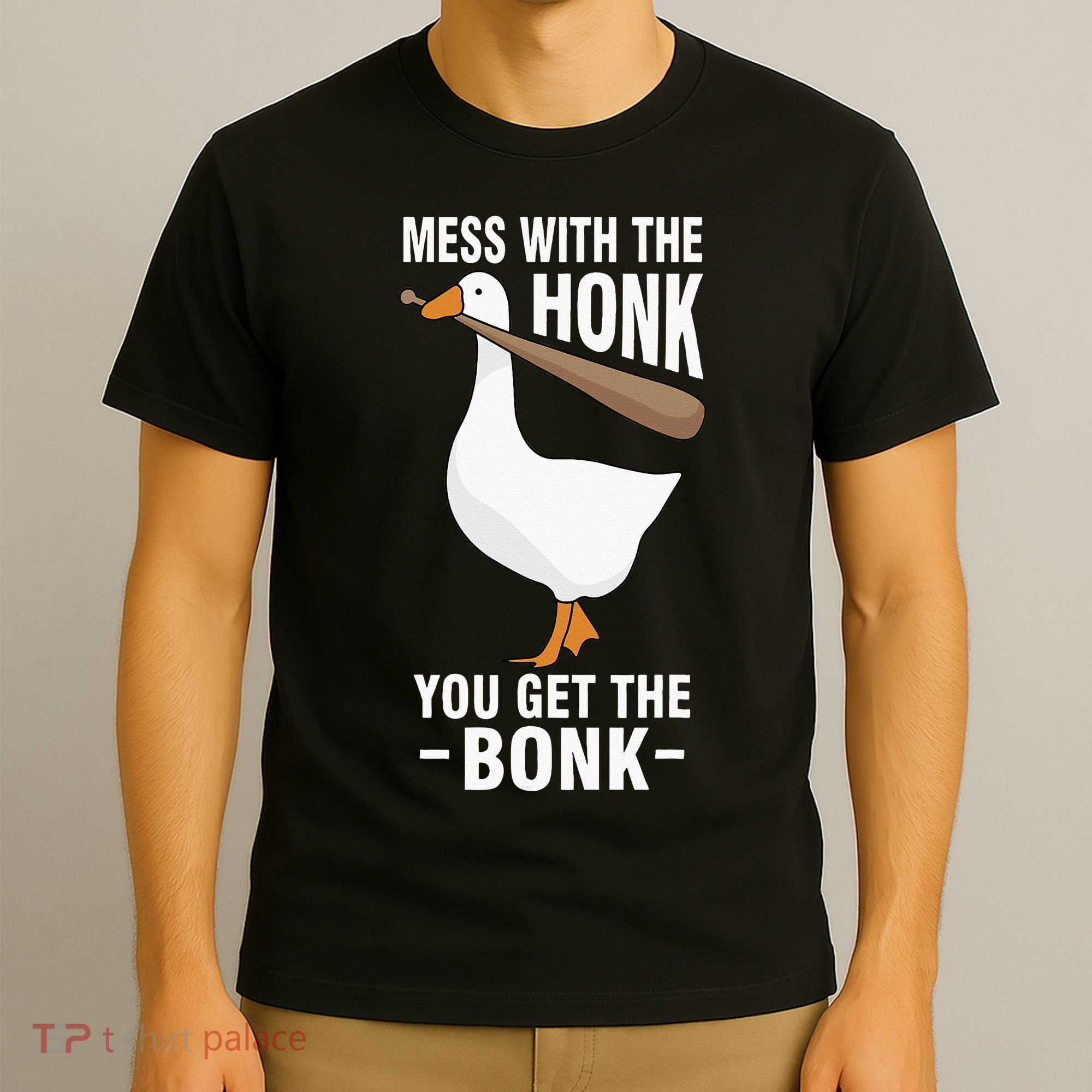 Goose Mess With The Honk You Get The Bonk T-Shirt